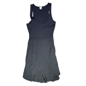 Converse One Star Black Dress Sleeveless Ruffle‎ Hem Casual Medium